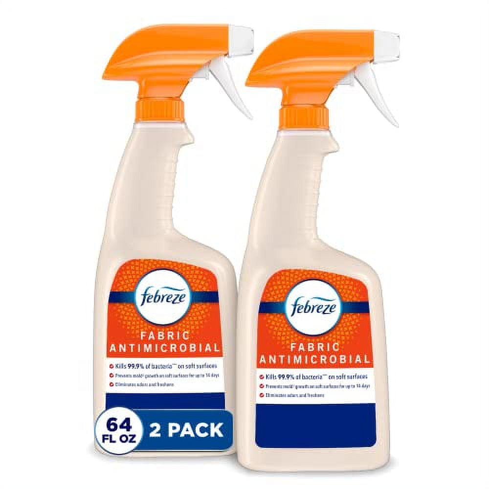 Febreze Fabric Spray, 32 fl oz (2 Pack), Odor Eliminator, Sanitizing