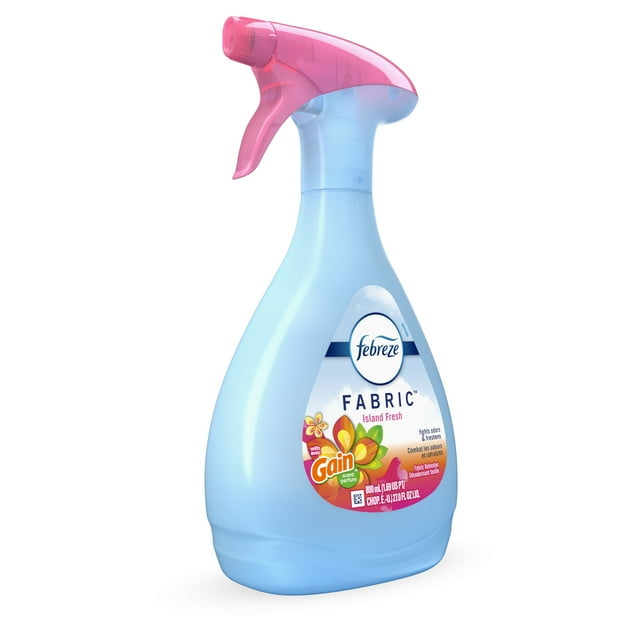 Febreze Fabric and Air Refresher and Deodorizer with Gain, Island Fresh
