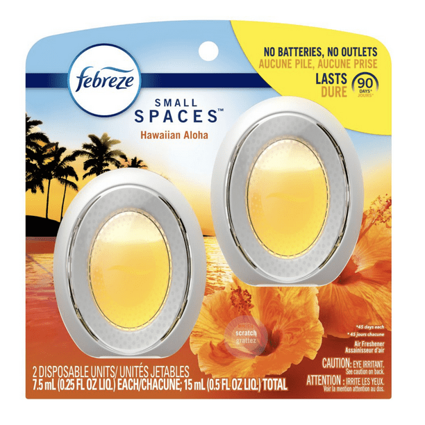 Febreze Hawaiian Small Spaces - Liquid - 25 fl oz (0.8 quart) - Hawaiian Aloha - 45 Day - 2 / Pack Febreze Hawaiian Small Spaces - Liquid - 25 fl oz (0.8 quart) - Hawaiian Aloha - 45 Day - 2 / Pack