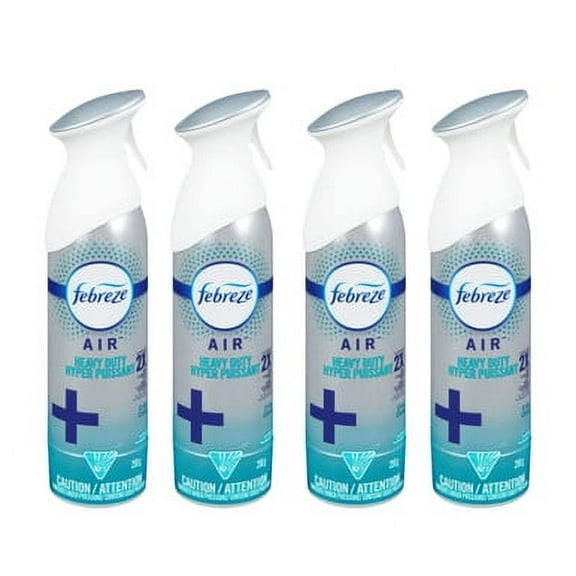 Febreze Heavy Duty Fabric Odor-Eliminating Air Freshener, 250g (4-Pack Case)
