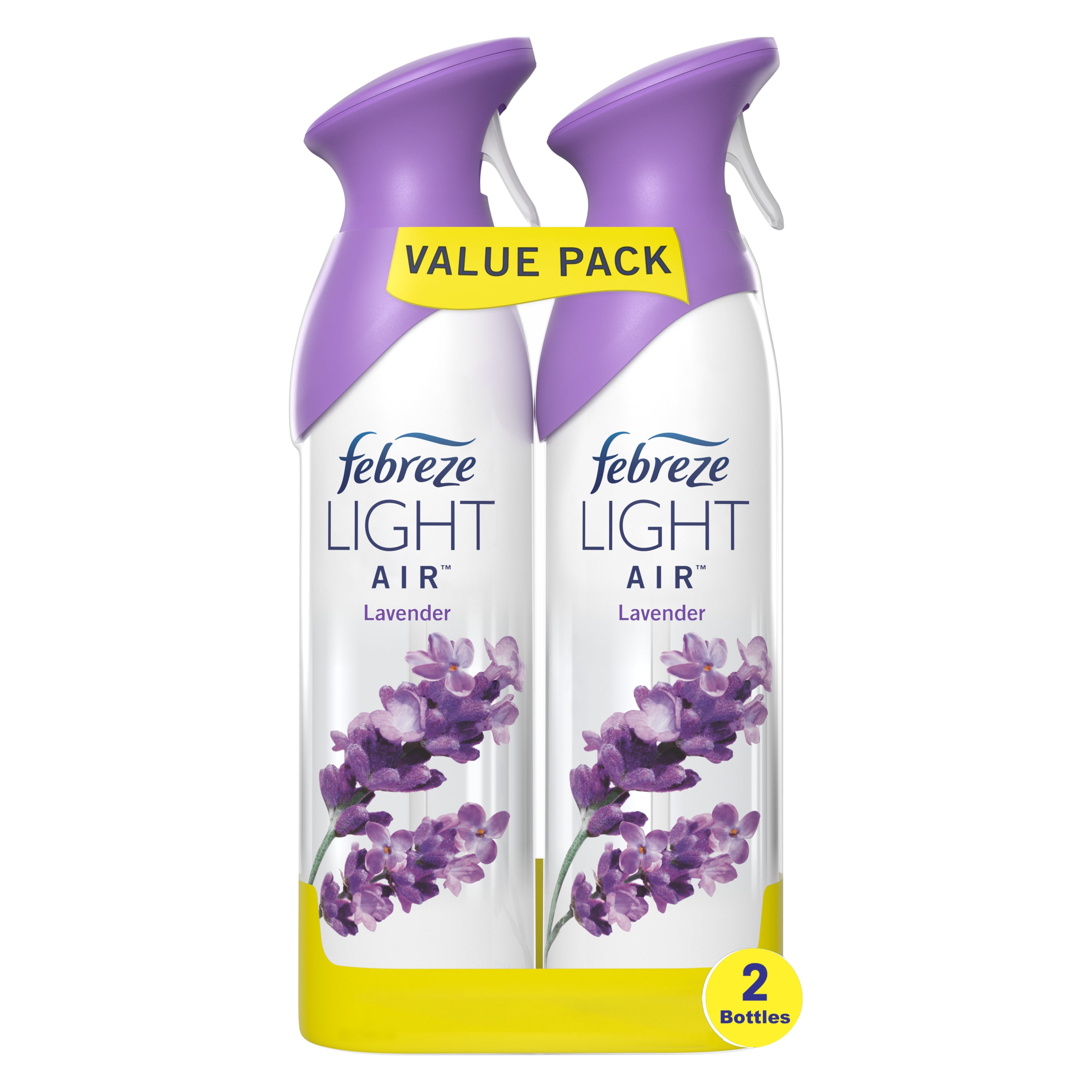 Febreze Light OdorFighting Air Freshener, Lavender, 8.8 oz, 2 Count