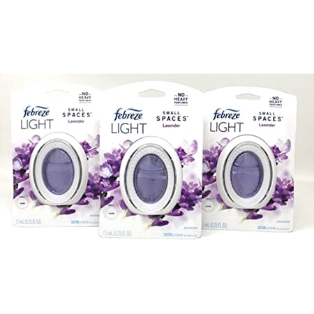 Febreze Light Small Spaces Air Freshener, Lavender (Pack Of 3)