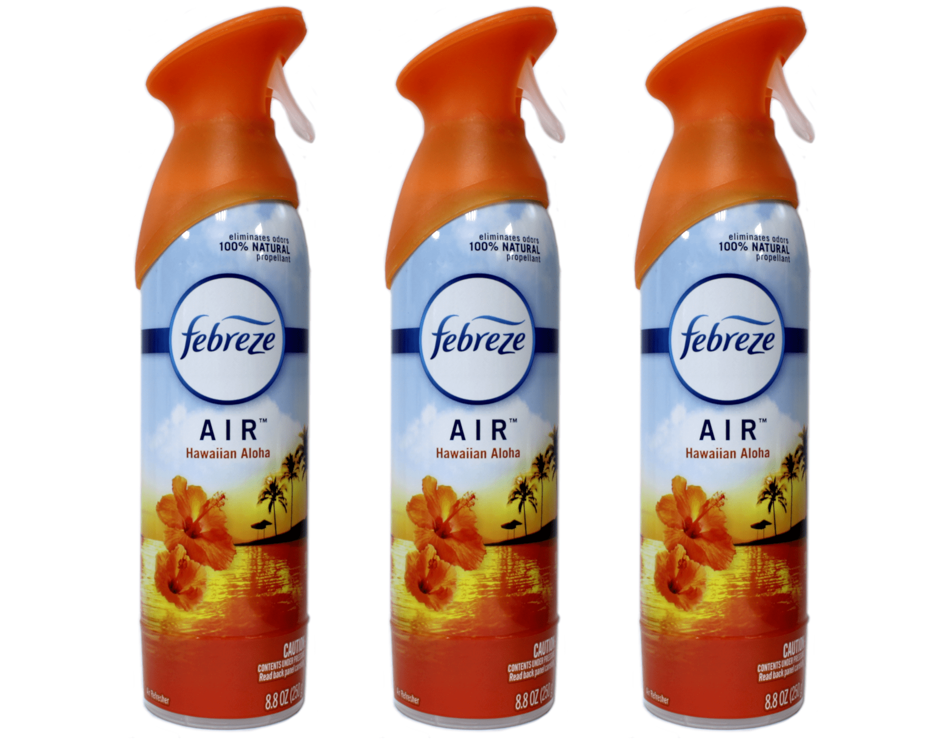 Febreze OdorEliminating Air Freshener, Hawaiian Aloha, 8.8 fl oz Pack of 3