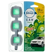Febreze Odor Eliminating Car Air Freshener, Gain Original Scent, 0.06 oz, 12 Count, 4 Pack