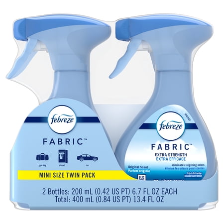 Febreze Odor-Eliminating Fabric Spray, Extra Strength, 2x6.7 fl oz
