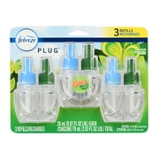 Febreze Plug In Air Freshener, Odor-Fighting Scented Oil Refill, Gain Original, 3 Refills