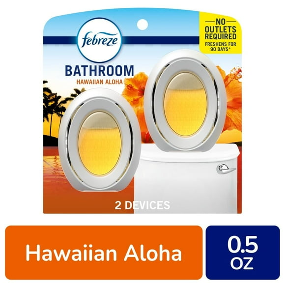 Febreze Odor-Fighting Bathroom Air Freshener Hawaiian Aloha 2 ct - Pack of 1