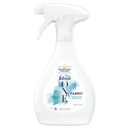Febreze ONE Odor-Eliminating Fabric Refresher, Peppermint & Rosemary, 16.9 fl oz
