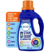 Febreze + Oxi in-Wash Laundry Scent Booster with Stain and Odor Eliminator, Fresh Scent, 50 Fl Oz