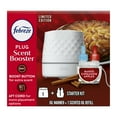 thumbnail image 1 of Febreze PLUG Scent Booster Starter Kit, Oil Diffuser, Air Freshener Plug In, Continuous Scent Device + 1 Baked Cinnamon Apple Refill, 1 of 1