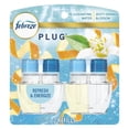 thumbnail image 1 of Febreze Plug Dual Refill Air Freshener Refresh Energize - 2ct, 1 of 3
