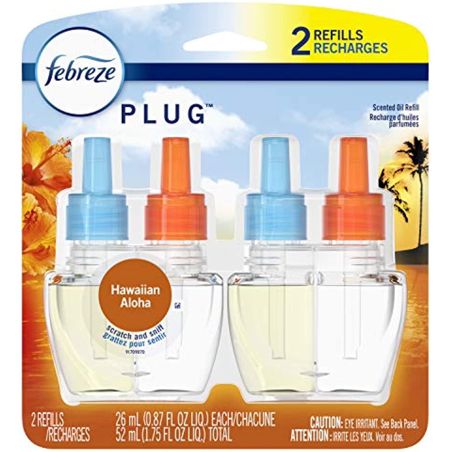 Febreze Plug In Air Freshener And Odor Eliminator, Scented Oil Refill