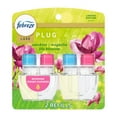 thumbnail image 1 of Febreze Plug In Air Freshener, Odor-Fighting Scented Oil Refill, Moring Spring Showers, 2 Refill, 1 of 15
