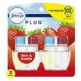 thumbnail image 1 of Febreze Plug In Air Freshener, Odor-Fighting Scented Oil Refill, Berry & Bramble, 4 Refills Total, 1 of 1