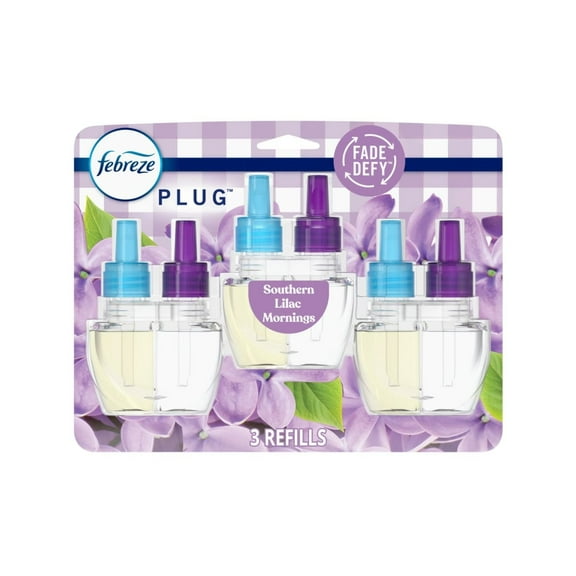 Febreze Plug In Air Freshener Odor-Fighting Scented Oil Refill - Southern Lilac Mornings