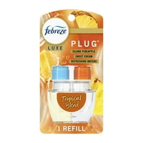 Febreze Plug In Air Freshener, Odor-Fighting Scented Oil Refill, Tropical Blend Scent, 1 Refill