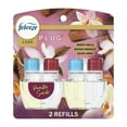 thumbnail image 1 of Febreze Plug In Air Freshener, Odor-Fighting Scented Oil Refill, Vanilla Suede Scent, 2 Refill, 1 of 2