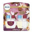thumbnail image 1 of Febreze Plug In Air Freshener, Odor-Fighting Scented Oil Refill, Vanilla Suede Scent, 2 Refill, 1 of 1