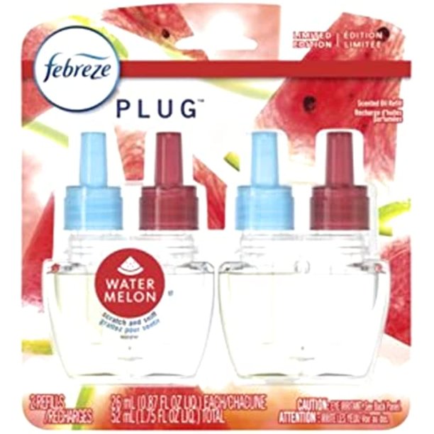 Febreze Plug In Limited Edition Watermelon Scented Oil Refills