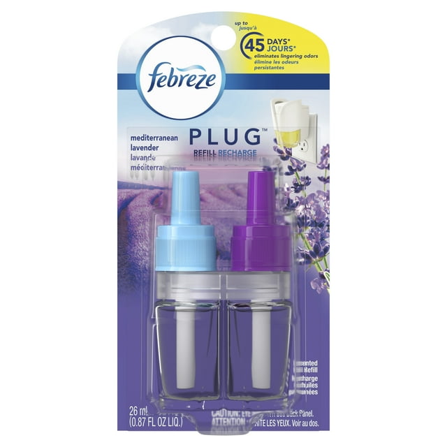 Febreze Plug In Scented Oil Air Freshener Refill, Mediterranean