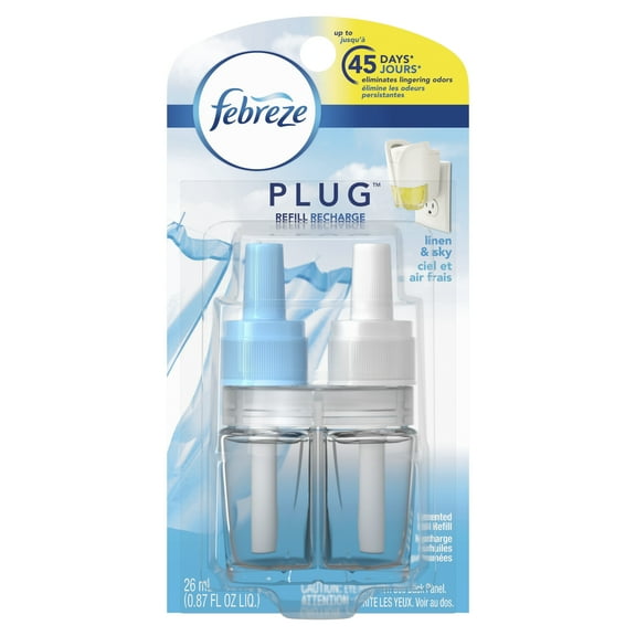 Febreze Plug Scented Oil Refill, Linen & Sky, 1 count