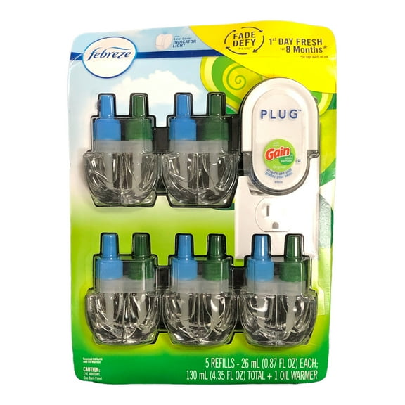 Febreze Plug in Air Fresheners, Gain Original Scent Odor Eliminator