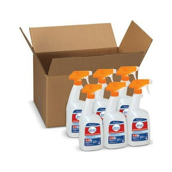 Febreze Professional Sanitizing Fabric Refresher, Light Scent, 32 oz Spray Bottle, 6/Carton