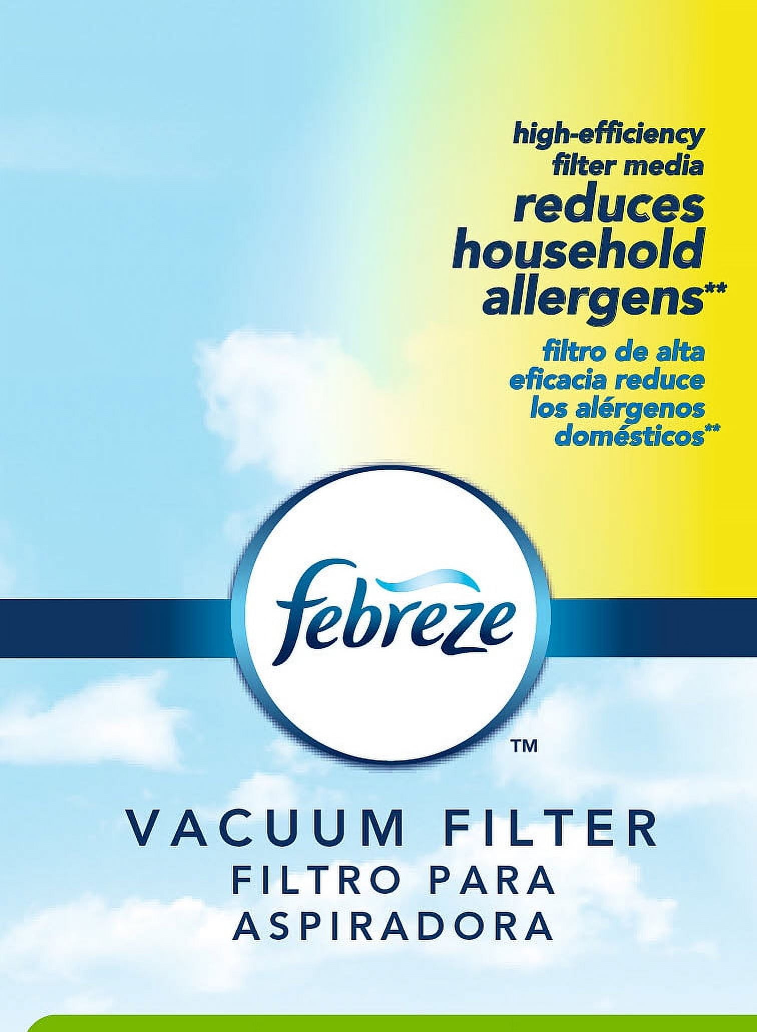 Febreze Shark XHF350 & XHF500 LiftAway Filter with Spring & Renewal