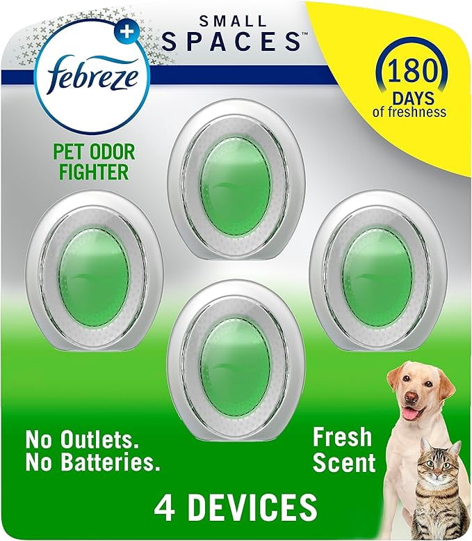 Febreze Small Spaces Air Freshener Heavy Duty Pet Odor Fighter, 25 fl