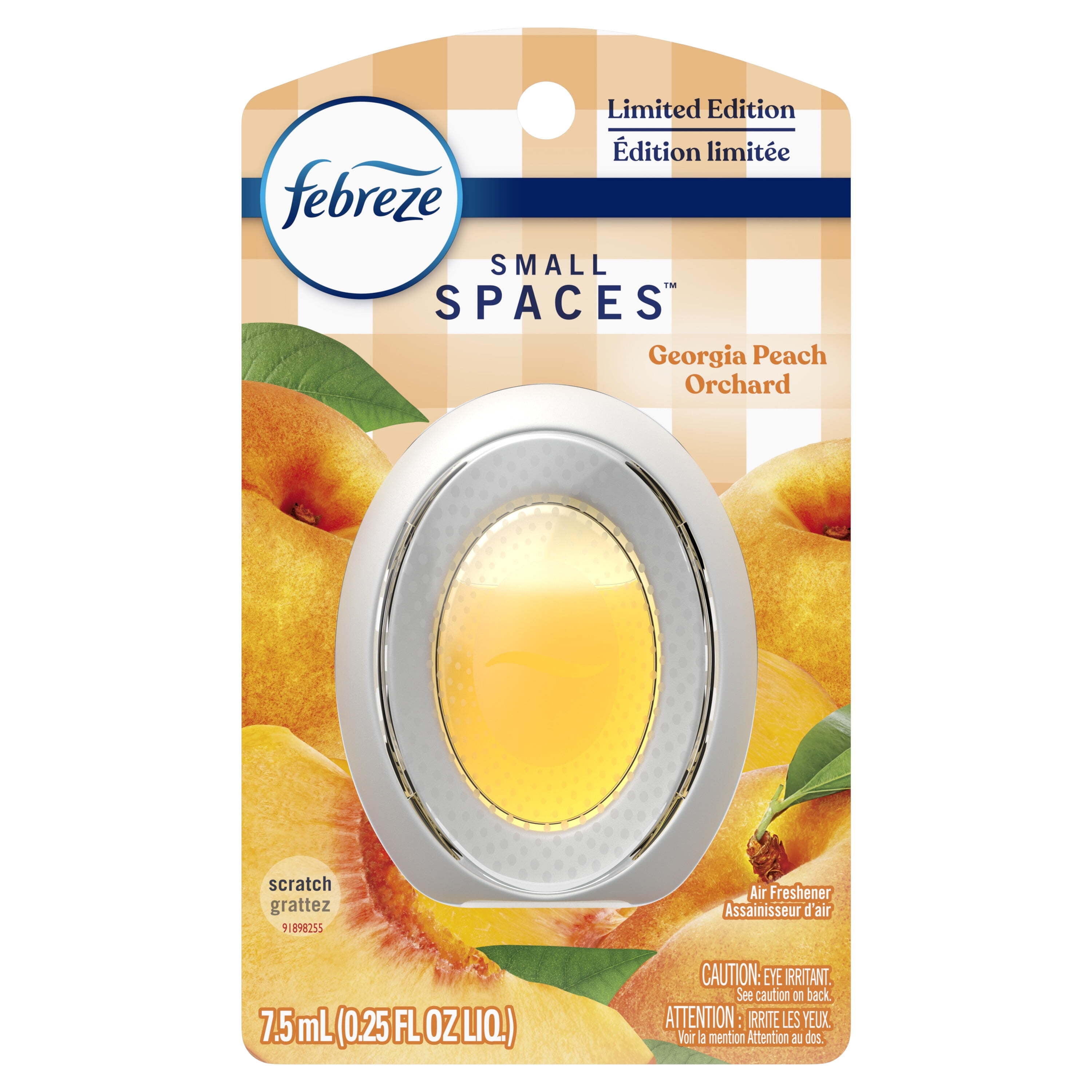 Febreze Small Spaces, Air Freshener, Limited Edition Georgia Peach Orchard, .25 oz. - Walmart.com Febreze Small Spaces, Air Freshener, Limited Edition Georgia Peach Orchard, .25 oz. - Walmart.com
