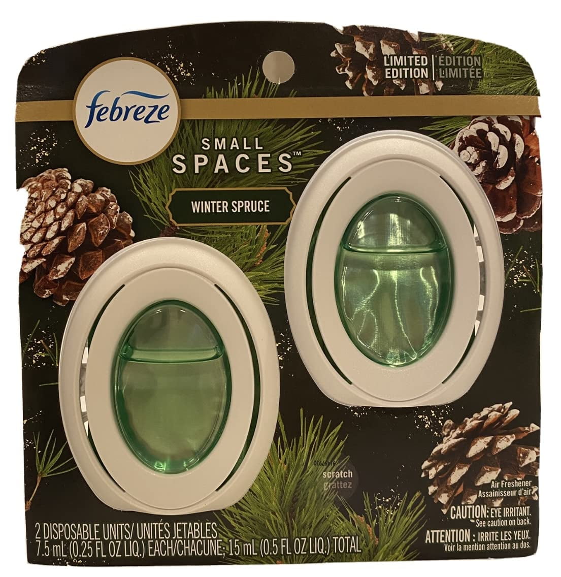Febreze Small Spaces Air Freshener Limited Edition Scents (Winter