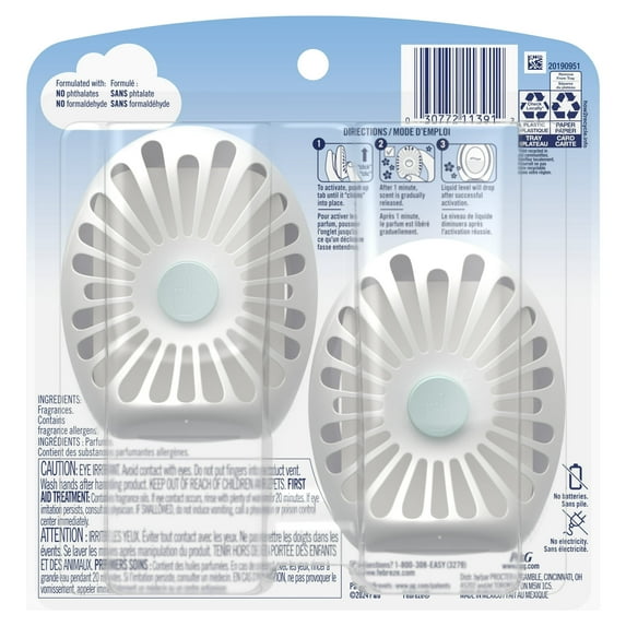 Febreze Small Spaces Air Freshener Limited Edition Southern Lilac Mornings, .25 fl. oz., Pack of 2 (Pack of 2)