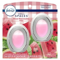 Febreze Small Spaces Air Freshener Limited Edition Sweet Watermelon Vine, .25 fl. oz., Pack of 2