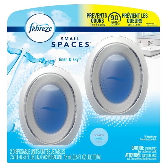 Febreze Small Spaces Air Fresheners, Linen Sky