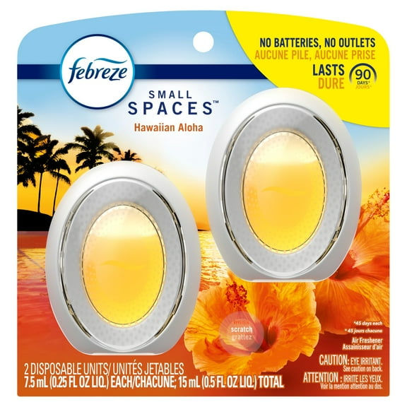 Febreze Small Spaces Hawaiian Aloha 2ct 0.5 oz