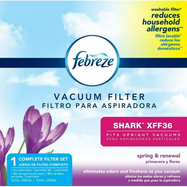 Febreze Spring & Renewal Scent SHARK XFF36 Vacuum Filter, 1 CT, 2696