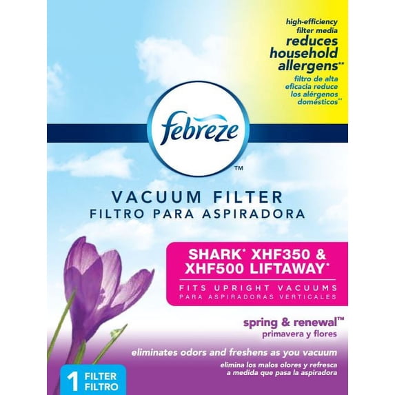 Febreze Spring & Renewal Scent SHARK XHF350 & XHF500 Vacuum Filter, 1 CT, 2615