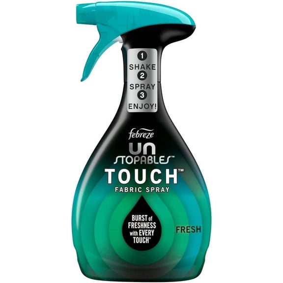Febreze Unstopables Touch Fabric Spray and Odor Eliminator, Fresh, 27 oz