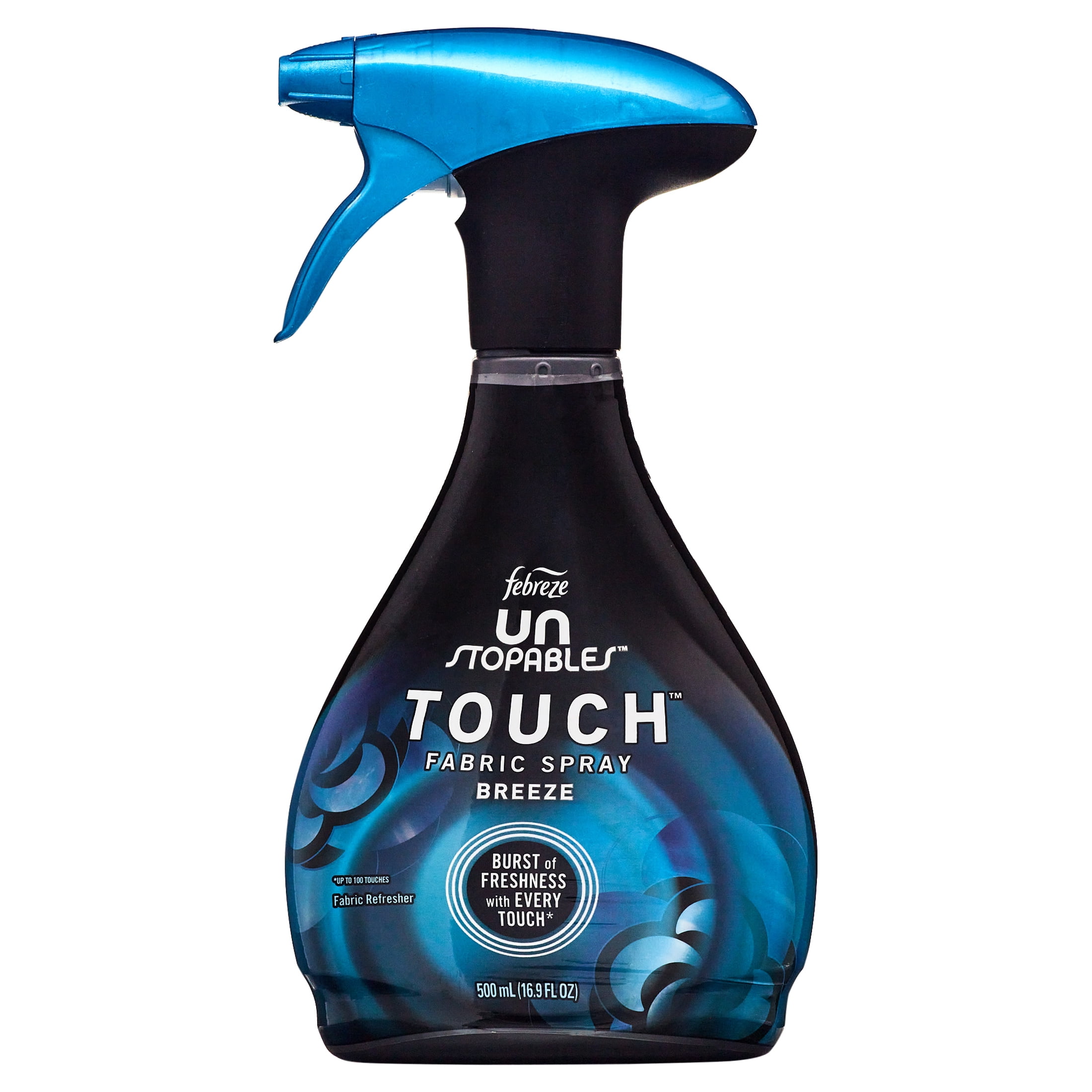 Febreze Unstopables Touch Fabric Spray and Odor Fighter, Breeze, 16.9 oz