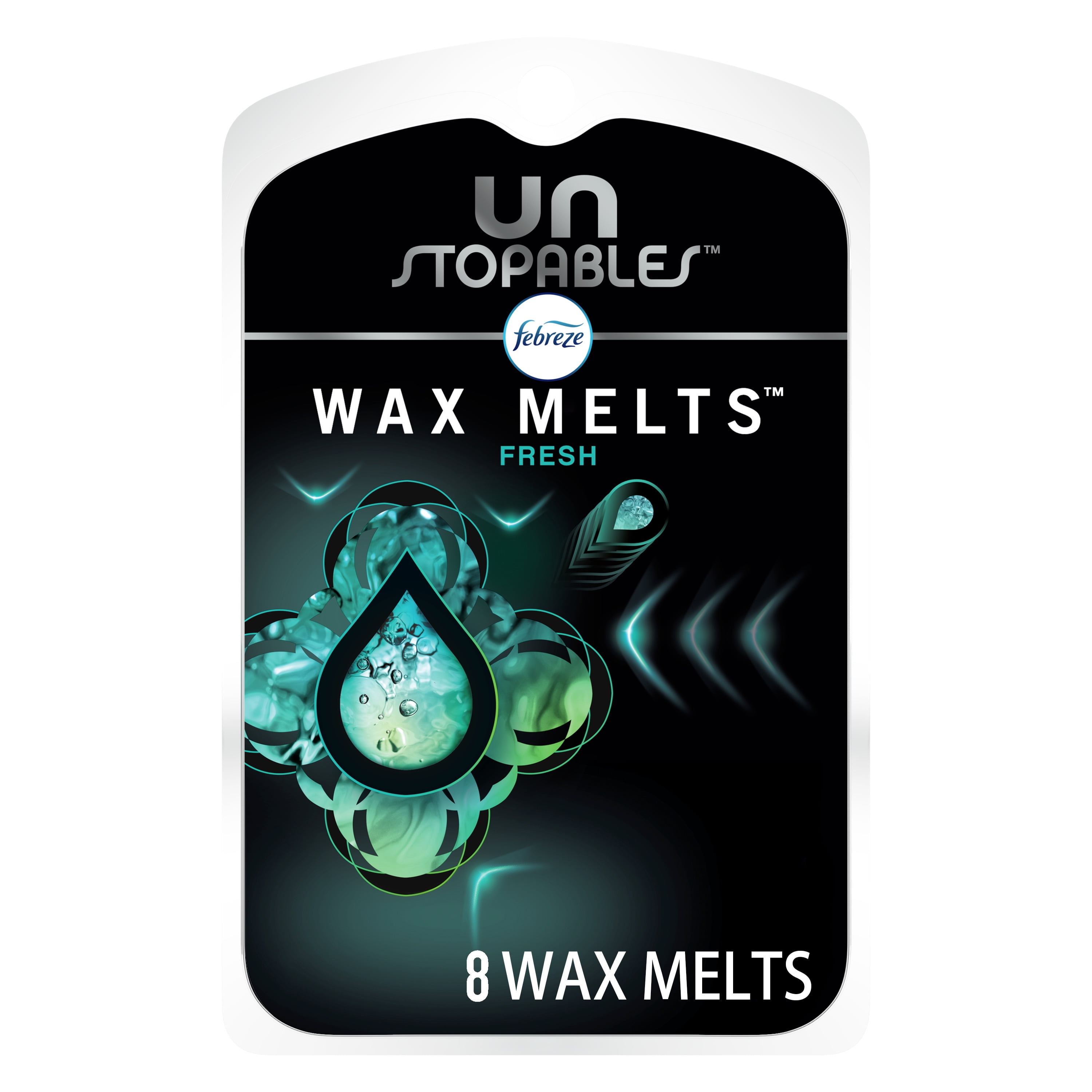 Febreze Unstopables Wax Melts Air Freshener, Fresh Scent, 8 ct