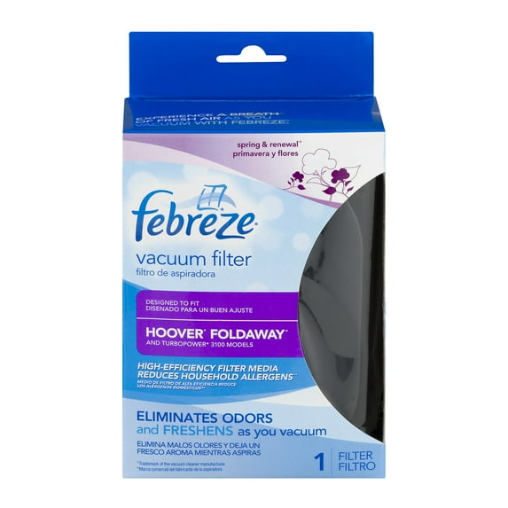 Febreze Vacuum Filter for Hoover Foldaway and Turbopower 3100 Models, 1.0 CT