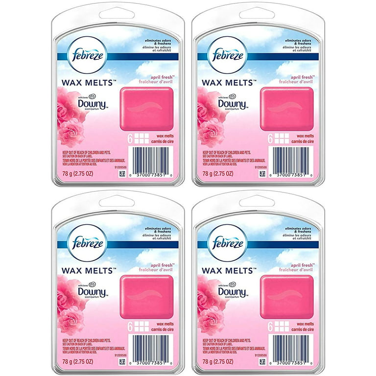 Febreze Odor-Eliminating Scented Wax Melts Variety Pack, 2.75 Oz. Wax Melts  (6 Cubes), Pack of 4 