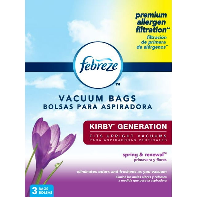 Febreze with Spring & Renewal Scent Kirby Generation Vacuum Bag, 3Pack, 17043