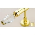 thumbnail image 1 of Febris 1045 Curtain Rod Set - 1 in. - Polished Brass - 63 in., 1 of 1
