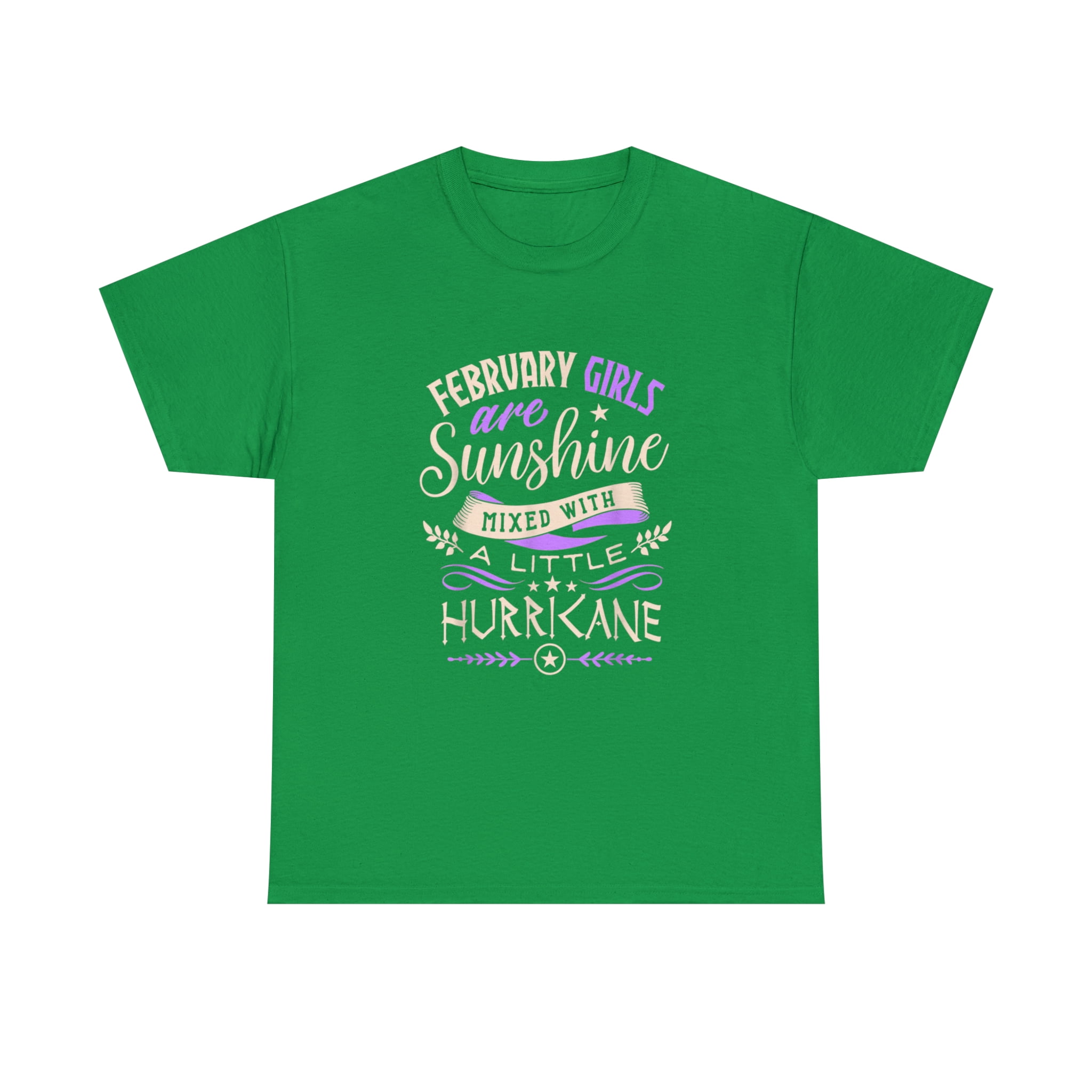February Girl Shirt Sunshine Mixed With Hurricane Gift February Girl Shirt Sunshine Mixed With Hurricane Gift