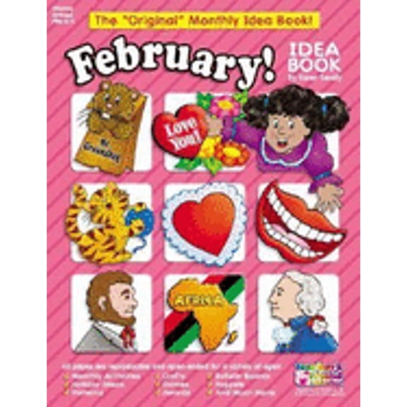 Pre-Owned February Monthly Idea Book (Paperback) 043950371X 9780439503716