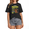 thumbnail image 1 of February March Birthday Astrology Zodiac Sign Pisces T-Shirt, 1 of 5