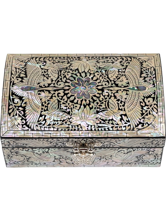 Mother of Pearl Box - Abalone Shell Handmade Trinket Box Gifts for women who have everything