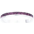 thumbnail image 1 of February Swarovski Crystal Birthstone Stackable ring in Sterling Silver, 1 of 1