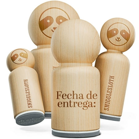 Fecha de Entrega Due Date Class School Homework Rubber Stamp for Stamping Crafting Planners - 1/2 Inch Mini